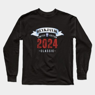 Reykjavik Iceland  Christmas Present T-Shirt 2024 Classic Long Sleeve T-Shirt